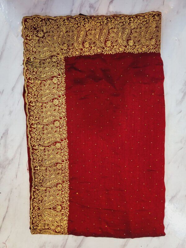 JF - 2 Vichitra sarees - Image 3