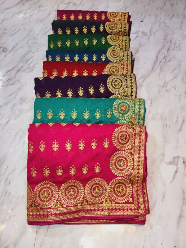 JA - 3 vichitra embrodariey work sarees